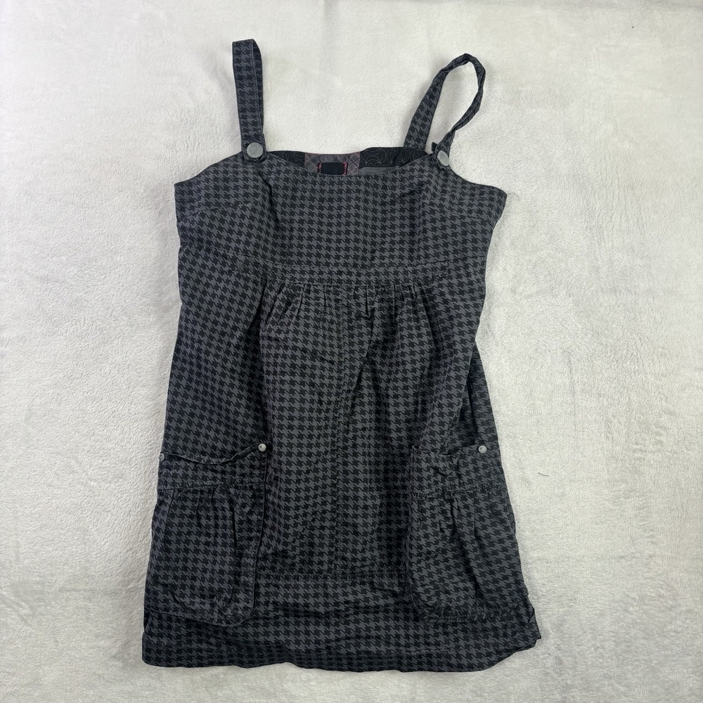 Y2K Hurley Midi Sleeveless Plaid Dress Top Women's Medium